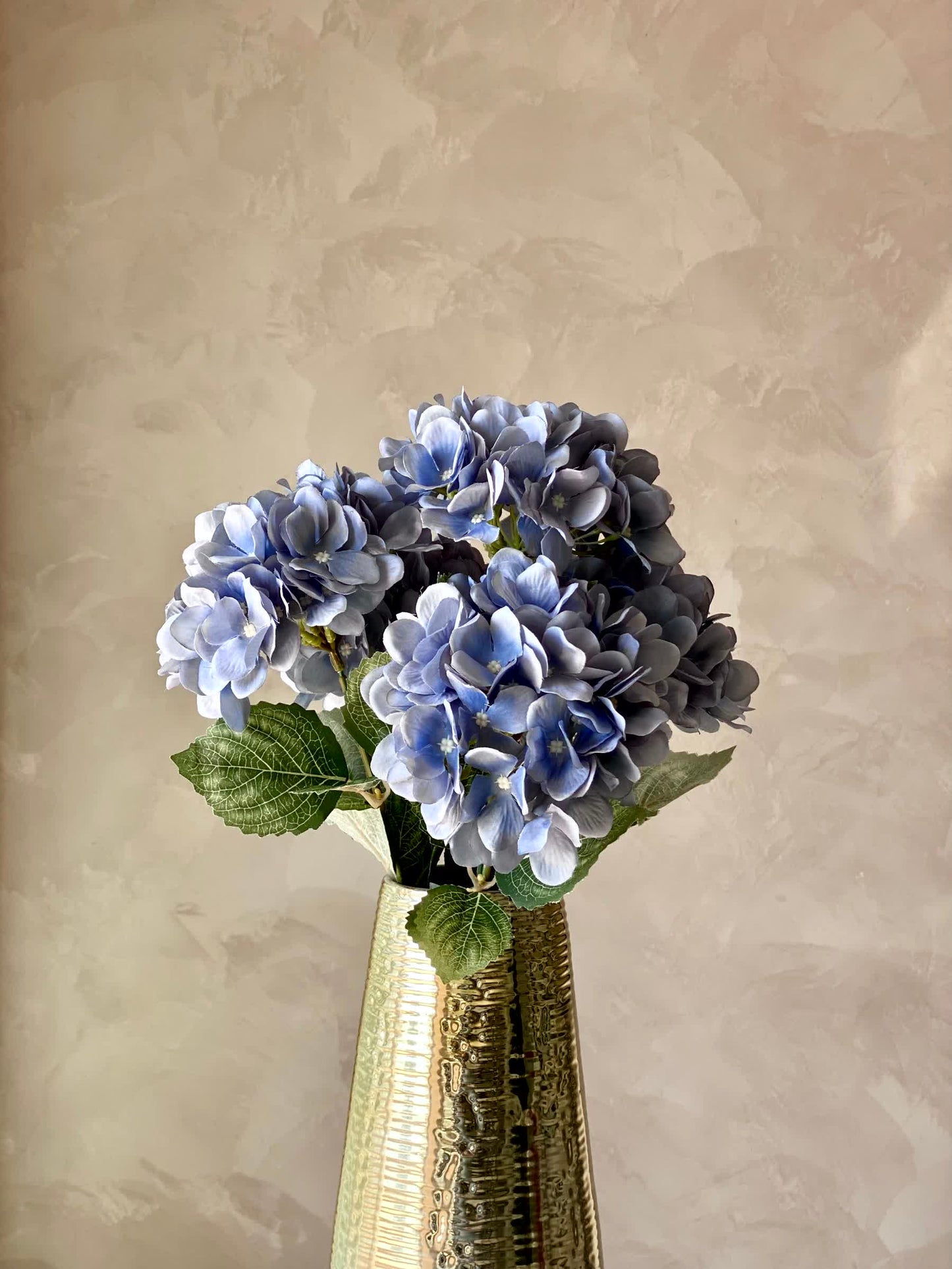 Artificial Geranium Flower Bunch - Blue