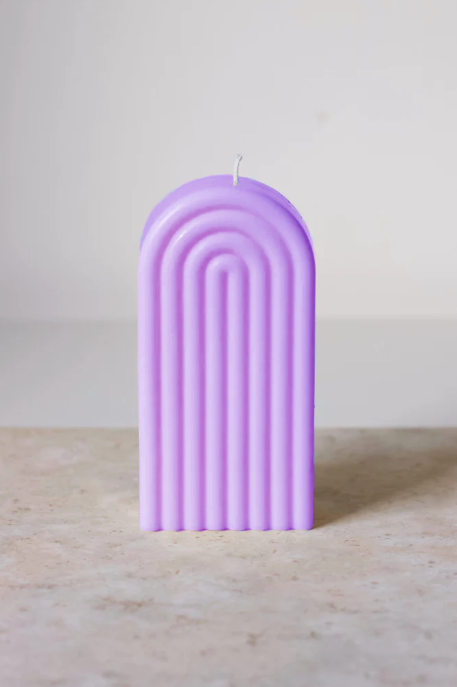 Arch Purple Candle - Set Of 2