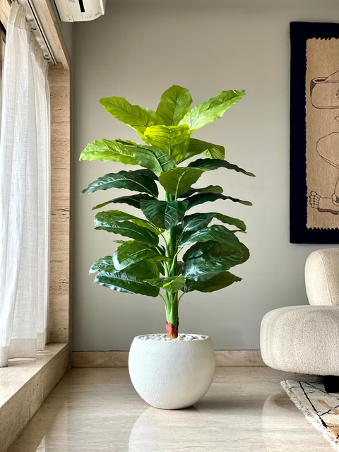 Artificial Bush Pothos Plant - 5 Feet