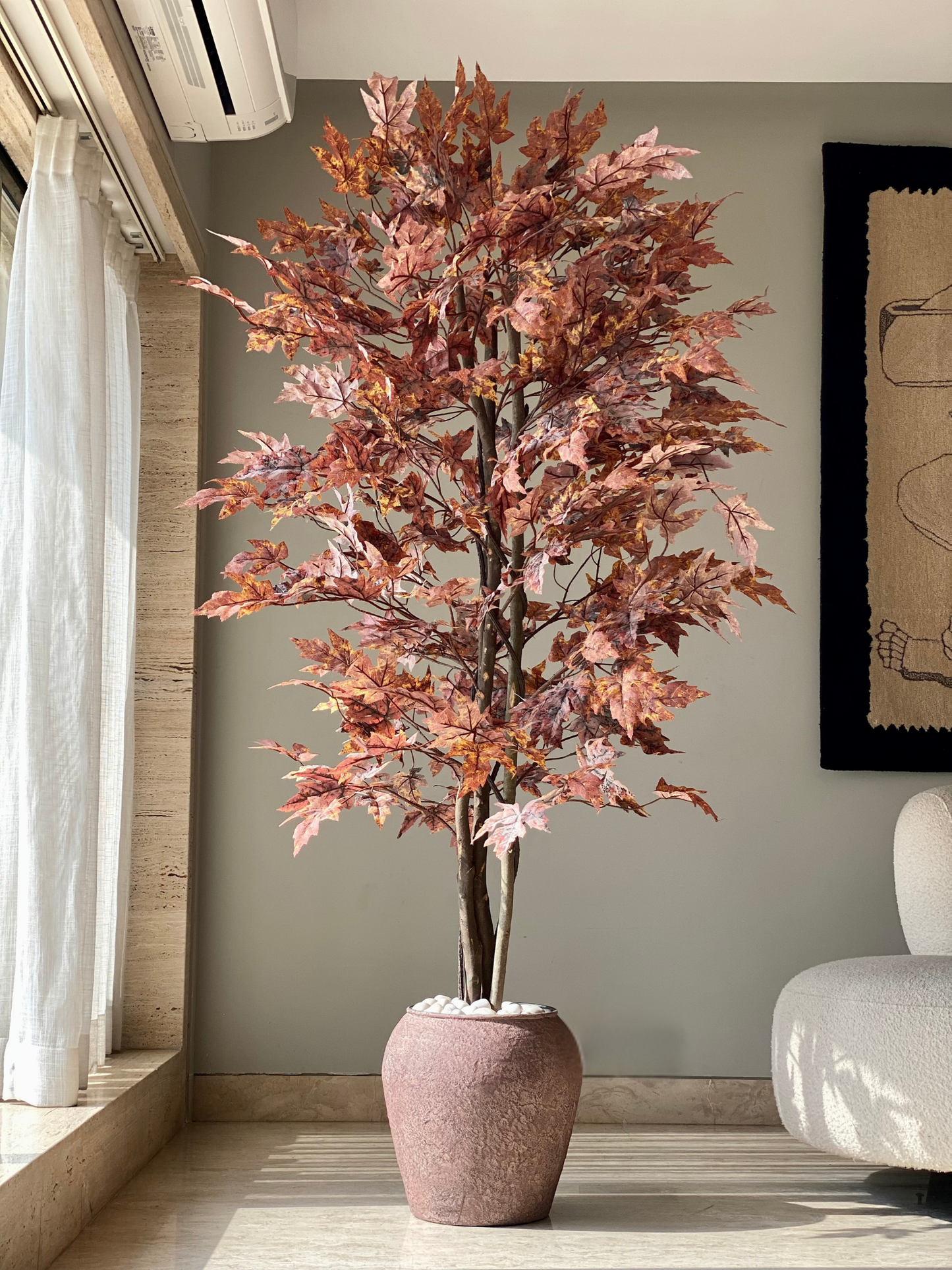 Artificial Canadian Maple Plant - 6.5 Feet