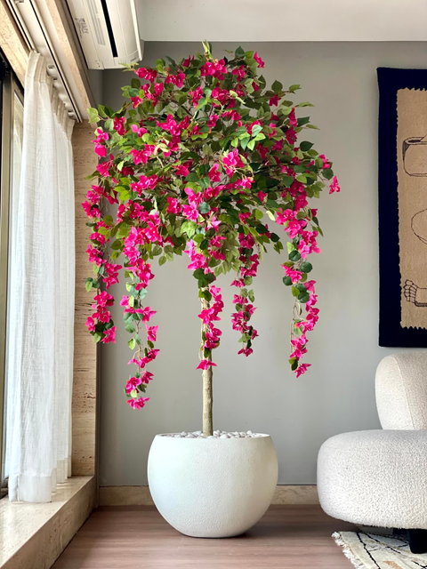 Artificial Cascade Bougainvillea Plant-  6 Feet