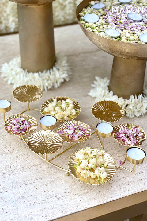 Lotus Leaf Votive Tray