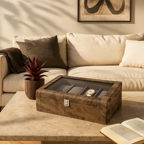 Indo Mocha Watch Box - 8 Slots