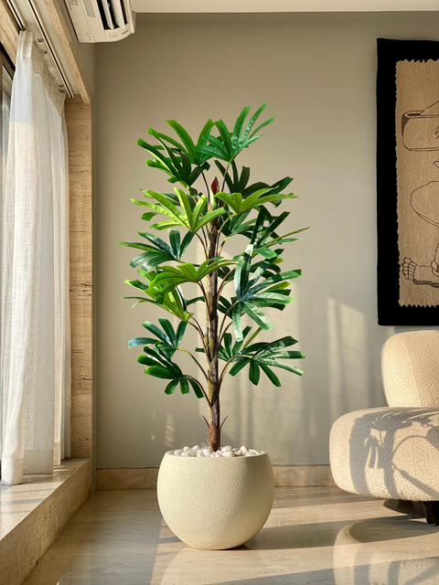 Artificial Rhapis Palm Plant -  5 Feet