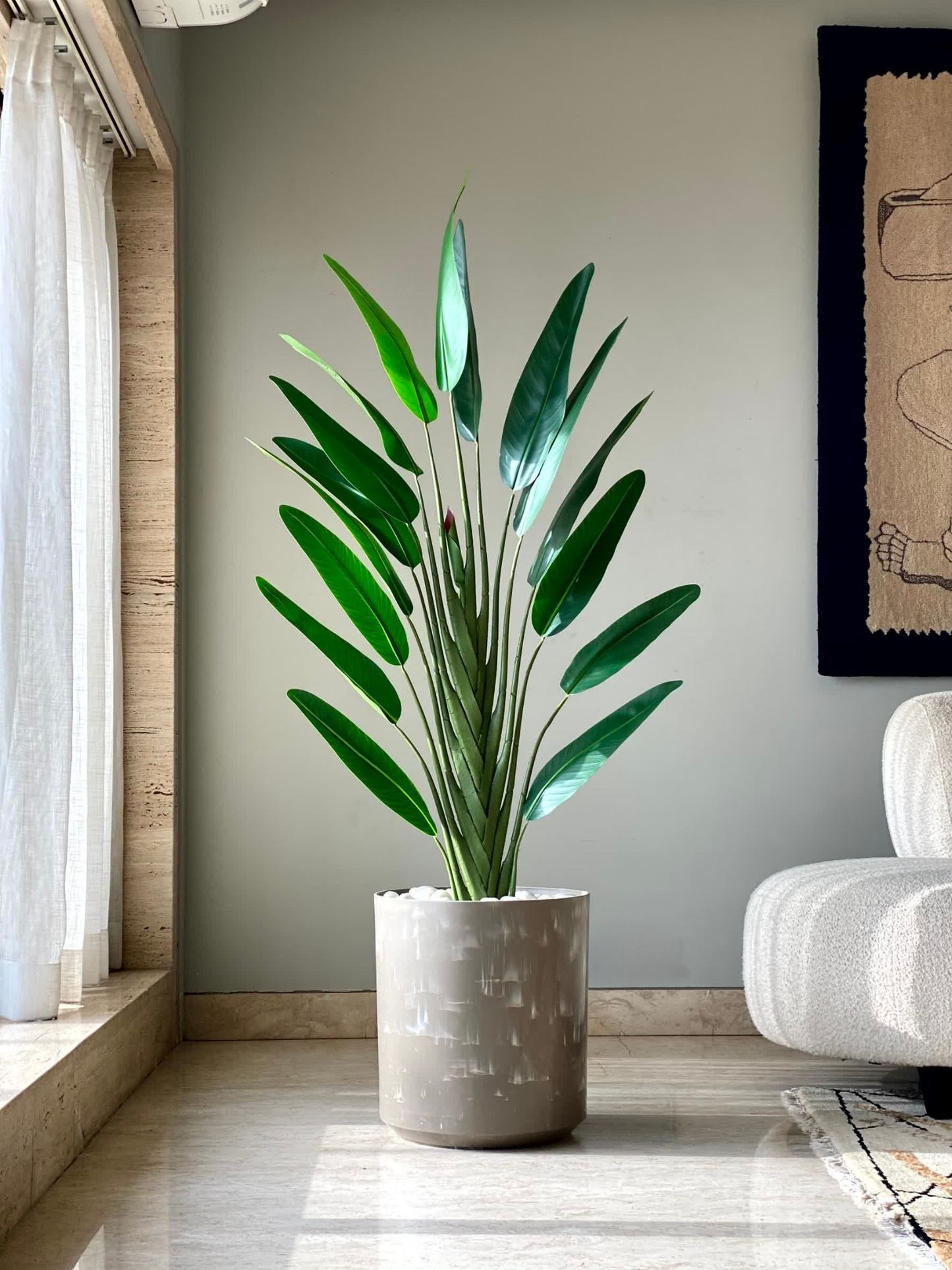 Artificial Fronded Palm Plant - 5 Feet
