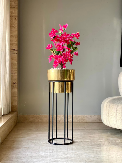 Artificial Blush Bougainvillea Plant - 2 Feet