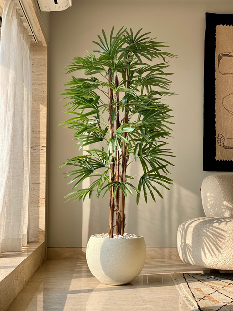 Artificial Rhapis Palm Tree - 6 Feet