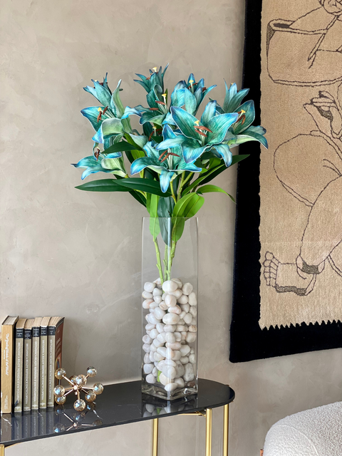 Artificial Mystic Lilly Flower Stem - (One Stem) Green