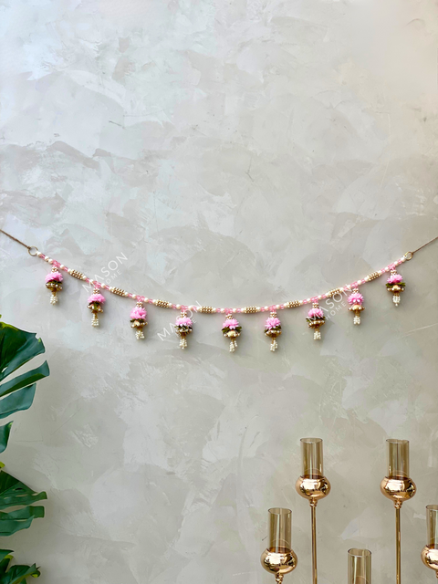 Pink Festive Bloom Toran