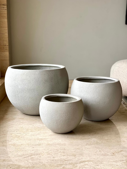 Lithos Planters - Grey