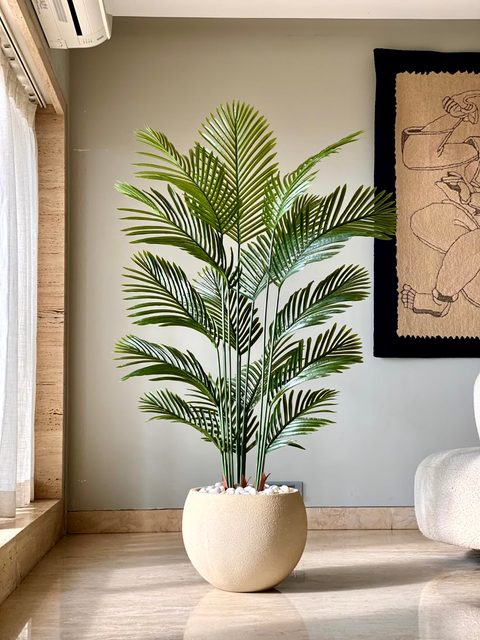 Artificial Lush Green Areca Palm - 5 Feet