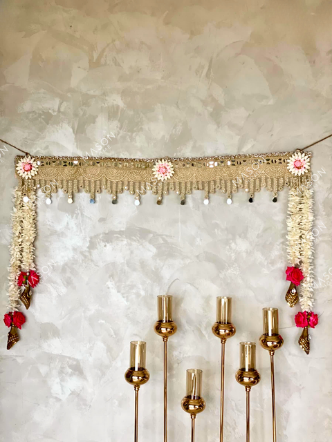 Traditional Festive Mirror Bloom Toran