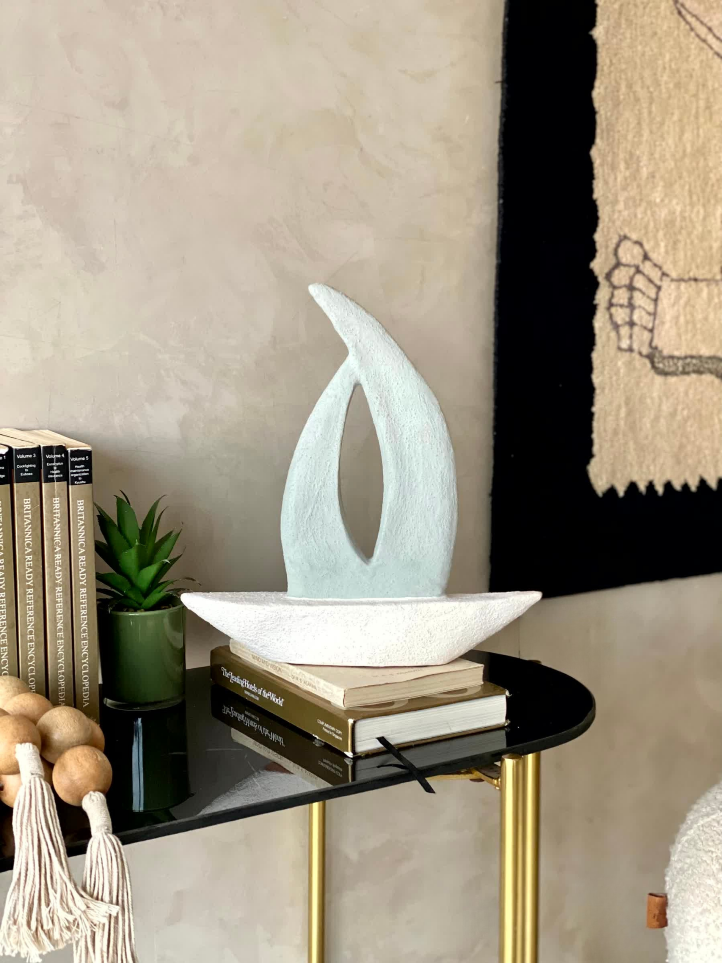 Terracotta Boat  Sculpture