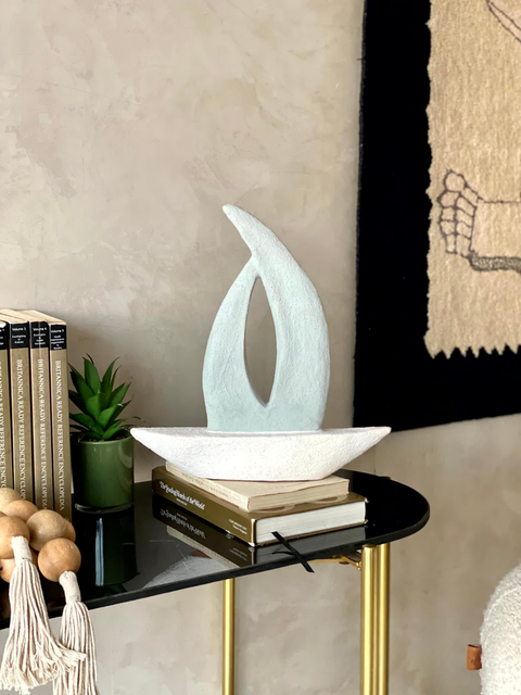 Terracotta Boat  Sculpture