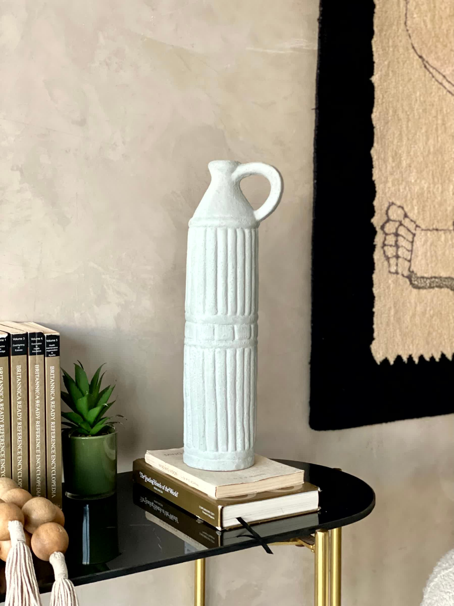 Terracotta Tulum  Vase - Medium