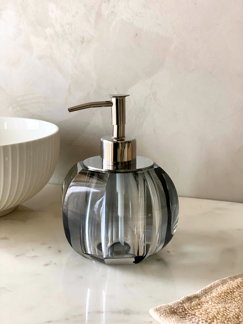 Murky Crystal Bathroom Dispenser - Black