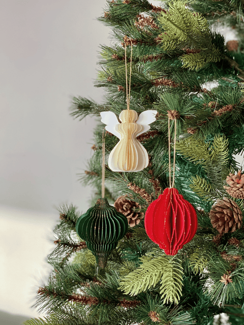 Christmas Paper Noel Ornaments (Set of 3)
