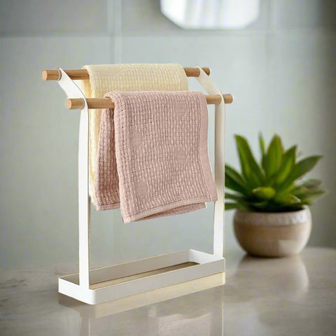 Double Rod Napkin Holder - White