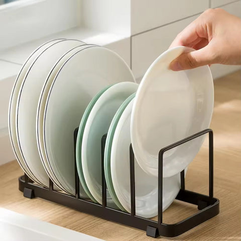 Multi-Layer Plate Rack - Black