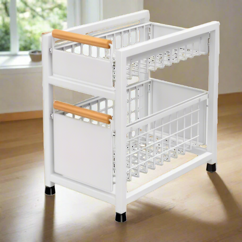 Pull Out Drawer Double - Big (White)