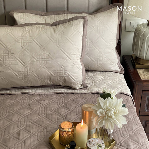 Gizmo Beige Taupe Bedspread