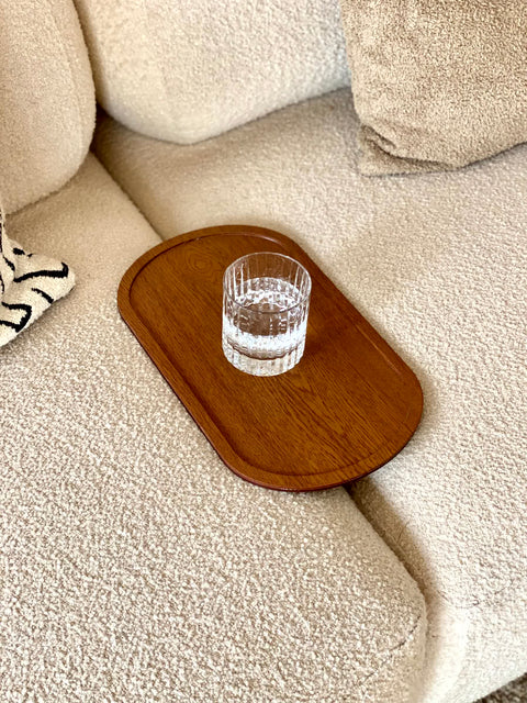 Elm Sofa Tray - Brown