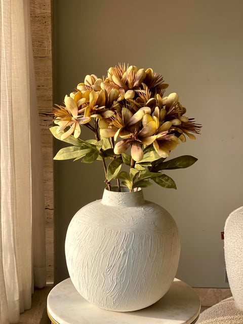 Artificial Peruvian Lily Stem - Yellow (One Stem)