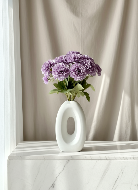 Artificial Western Peony Bunch - Lilac