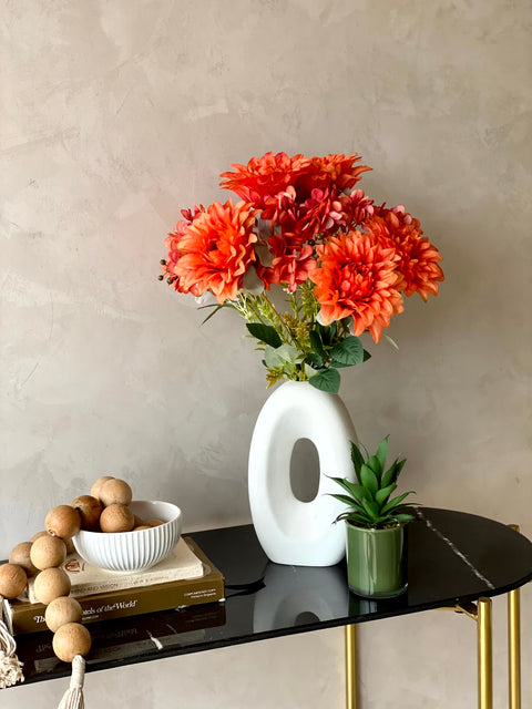Artificial Daisy Flower Bunch  - Orange