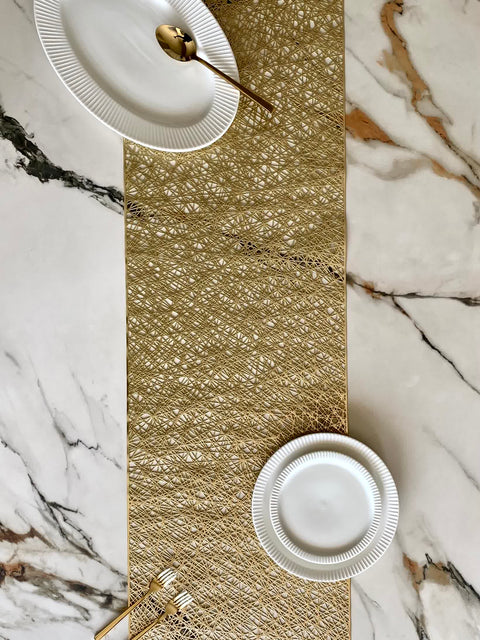 Metallic Table Runner (Gold)