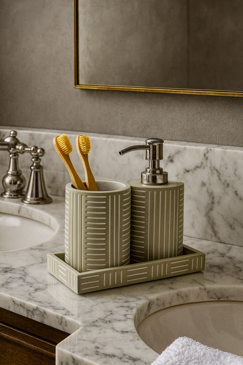 Edora Bathroom Set - Beige