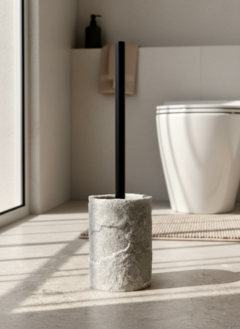 Fossil Toilet Brush - Light Grey