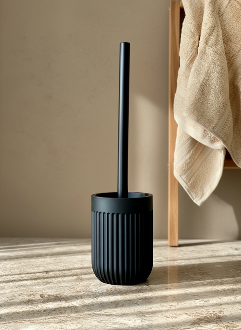 Ripple Toilet Brush - Black