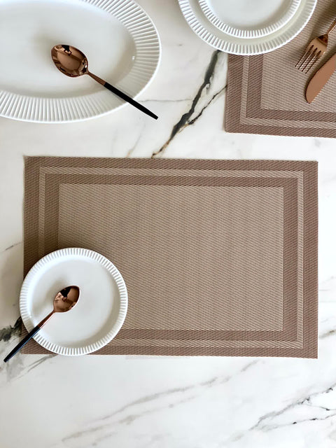 Classic Table Mats - Beige (Set of 6)