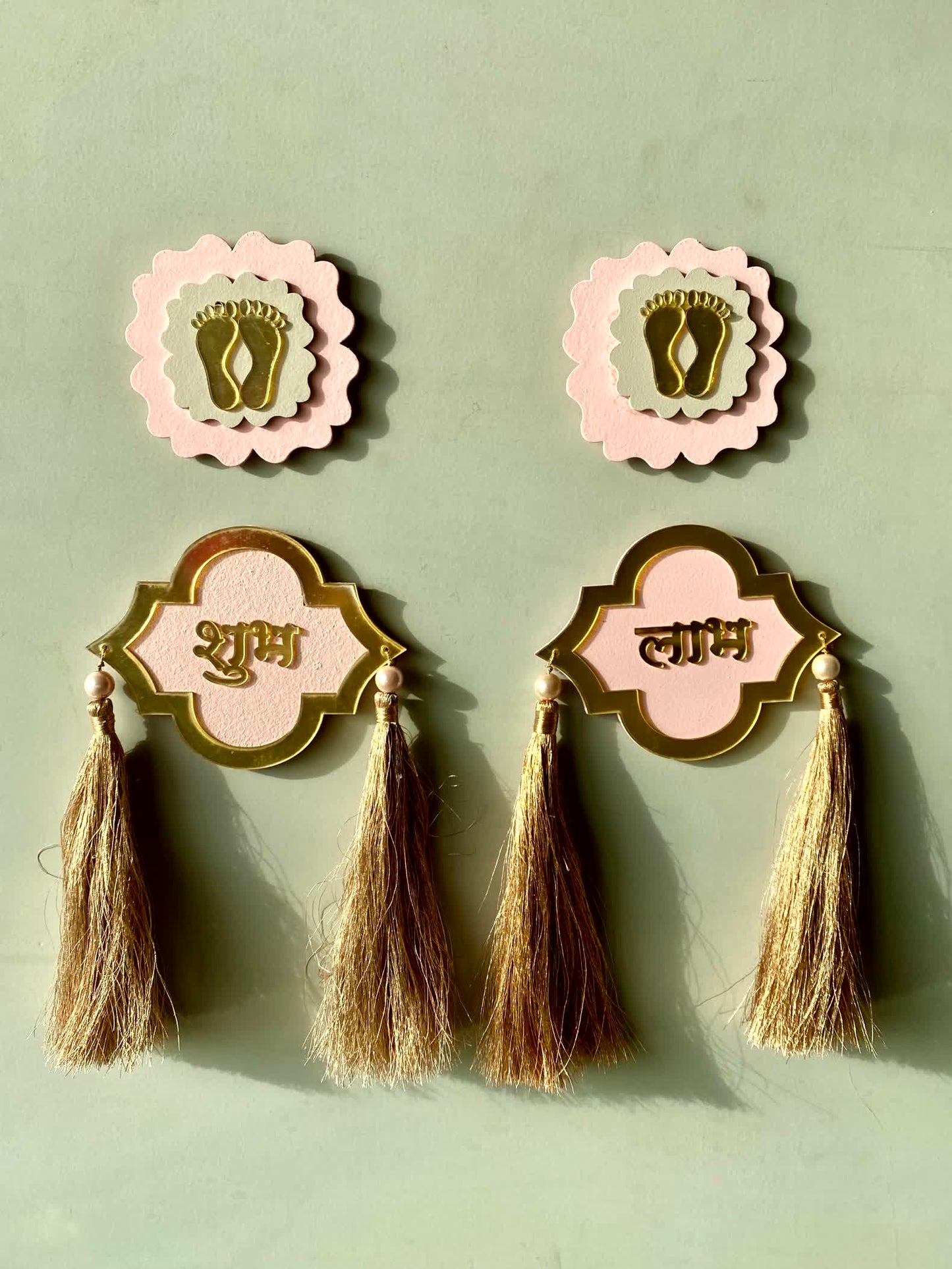 Shubh Labh Latkan & Pagla - Pink (Set of 4)