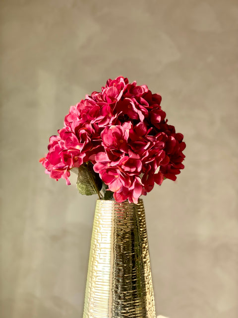 Artificial Geranium Flower Bunch - Red