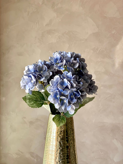 Artificial Geranium Flower Bunch - Blue