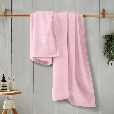 Peach - Bamboo Hand Towel - (Set Of 2)