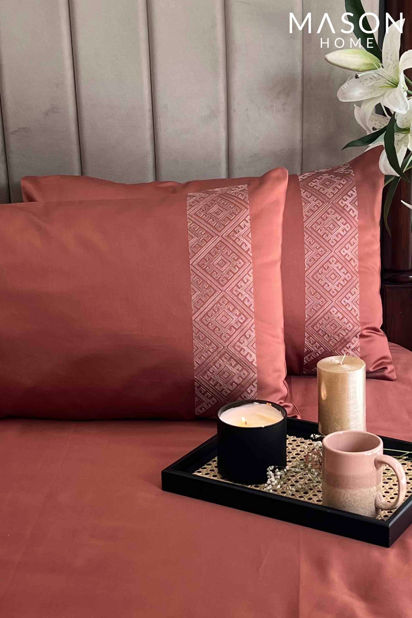 Arcane Terracotta Dreams Bedsheet