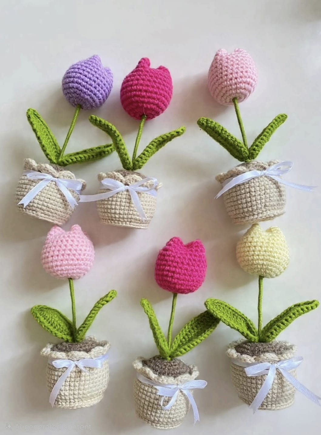Crochet Flower pots